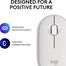 Logitech M350s Pebble Mouse 2 Bluetooth Mouse Tonal White image