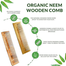 Long Shape Wooden Hair Combs - 1 pcs image