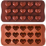 Love Shaped Silicone Chocolate Mold – Non-Stick, Reusable and Food Grade Candy Mold image