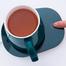 Lucky Ceramic Coffee Cup Warm 55°C Degree Heating With Cover image