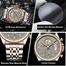 Luxury Brand Casual Silver Rose Gold Men Watch image