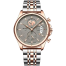 Luxury Brand Casual Silver Rose Gold Men Watch image