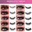 MAANGE Fluffy Mink False Eyelashes Dramatic Volume 20 Pairs Lashes - 3D/5D image