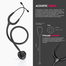 MDF Acoustica Lightweight Dual Head Stethoscope image