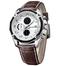 MEGIR Chronograph Leather Watch for Men - Brown image