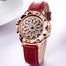 MEGIR Luxury Leather Watch Red image