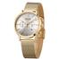 MEGIR Rose Gold Case And Rose Gold Mesh Band Watch for Women image