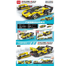 MINGDI LEIBAO 10132 non Lego YELLOW LAUNCH CAR, assembled toy set, Racers Speed ​​Racing model 412 blocks image