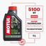 MOTUL 5100 4T Technosynthes 10W40 Motor-Cycle Engine Oil 1 Liter image