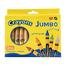 M AND G JUMBO ROUND CRAYON 1 Set Of 12 Colors image