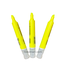 M And G Marker Texture Highlighter Pen Yellow 3 Pcs image