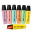 M And G Quick Drying Pastel Color Highlighter 6 Pcs with Free One Pcs image