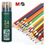 M and G Colourd Pencils 24 Pcs image