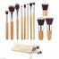 Maange Bamboo Makeup Brush Set 11 Pcs image