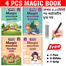 Magic Book With Pen 1 Pcs 5 Refills And 1 Grip image