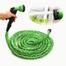 Magic Car Washing 100ft Hose Pipe Nozzle for Garden Wash Car Bike with Spray Gun – Green image