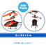 Magic Hand Sensored Rechargeable Mini Aircraft Helicopter Kids Toy Gift, No Remote, Random Color (heli_sensor_aircraft_r) Red image