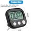 Magnetic LCD Digital Kitchen Countdown Timer Stopwatch with Stand Practical Cooking Sports Alarm Clock Reminder Tools image