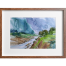 Mahmudur Rahman Rial Bandarban Watercolor - (17x14)inches image