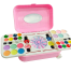Makeup and Nail Art Toy Set for Girls Hello Kitty and Frozen Toy Trolley System Real Makeup Safe and Non toxic image