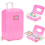 Makeup and Nail Art Toy Set for Girls Hello Kitty and Frozen Toy Trolley System Real Makeup Safe and Non toxic image