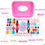 Makeup and Nail Art Toy Set for Girls Hello Kitty and Frozen Toy Trolley System Real Makeup Safe and Non toxic image