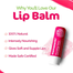 Mamaearth Nourishing Tinted 100 Percent Natural Lip Balm 4gm With Vitamin E And Raspberry | Gives 12-Hour Moisturization|For Dry image