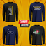 Manfare Premium Casual Random 4 Pcs Long Sleeve T-Shirt For Men image