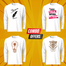 Manfare Premium Casual Random 4 Pcs Long Sleeve T-Shirt For Men image