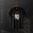 Manfare Premium Graphics T Shirt Black color For Men image