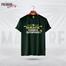 Manfare Premium Graphics T Shirt Bottle Green Color For Men image