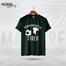 Manfare Premium Graphics T Shirt Bottle Green Color For Men image