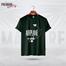 Manfare Premium Graphics T Shirt Bottle Green Color For Men image