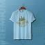 Manfare Premium Graphics T Shirt Turquoise Color For Men image