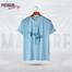 Manfare Premium Graphics T Shirt Turquoise Color For Men image