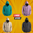 Manfare Premium Winter Random 4 Pcs Hoodie For Men image