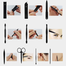 Manicure Pedicure Set Kit 10 in 1 Professional Sharp Nail Clippers Stainless Steel Thick Nail Cutter image