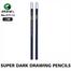 Maries Graphite Pencil Super Dark12B-1pc image