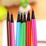 Marker pen Kids Drawing Toy Stationery Gel Ink Pen Water-color Pens Art 12 Color set image
