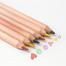 Marko Rainbow color 6pcs 4 In 1 Colors Colored Pencil Artist Mixed Wood Rainbow Pencils For Drawing Art Supplies image