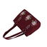 Maroon Flower Embroidered Handbag For Women (BOBO-01) image