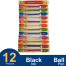 Matador Hi-School Ball Pen Black Ink 12 Pcs image