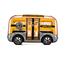 Matchbox regular card – MBX Self -Driving Bus – 37/100 – Orange image