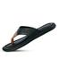 Men’s Black Leather Sandal SB-S170 | Budget King image