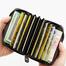 Men's Wallet for Short Male Card Holder Wallets Zipper Around Money Coin Purse image