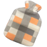 Meown 2 Liter Hot Water Bottle, Leak-Proof with Super Soft Fleece Cover - Comfort Hot Water Bag for Your Body - for Pain Relief, Cramps, image