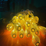 Metal Bulb Shaped LED Curtain Light 16 Feet image