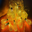 Metal Bulb Shaped LED Curtain Light 16 Feet image