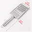 Metal Kitchen Restaurant Cheese Grater Slicer Peeler Shredder Tool Silver Tone image