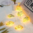 Metal Leaf Shaped LED Curtain Light 16 Feet image